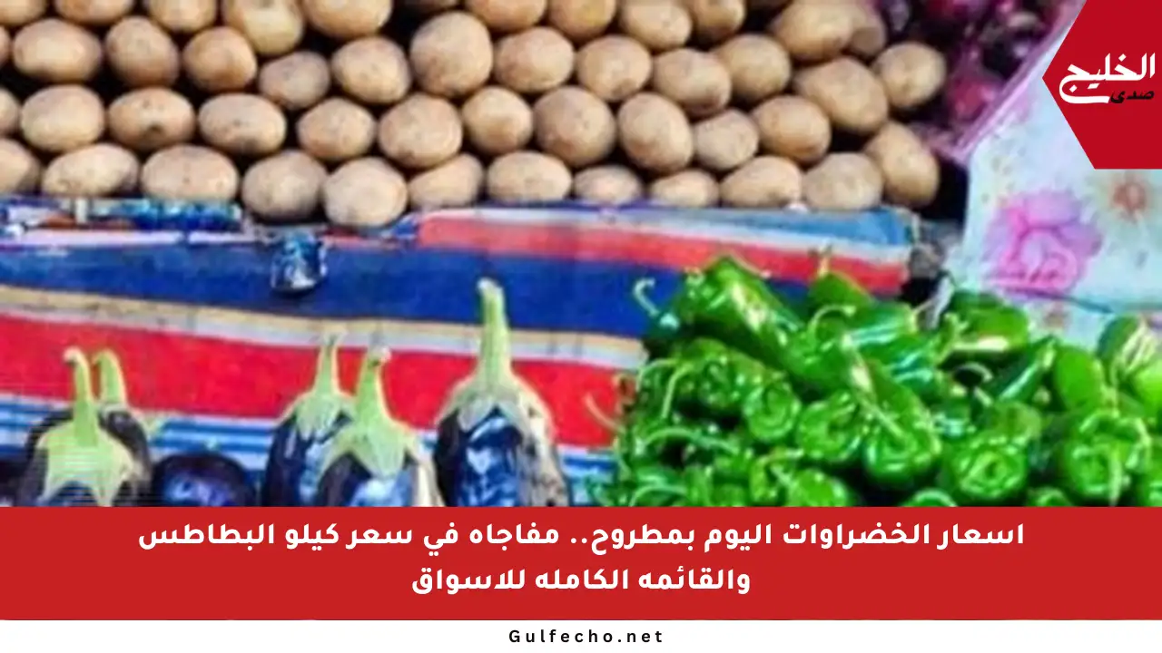 أسعار الخضراوات اليوم بمطروح.. مفاجأة في سعر كيلو البطاطس والقائمة الكاملة للأسواق